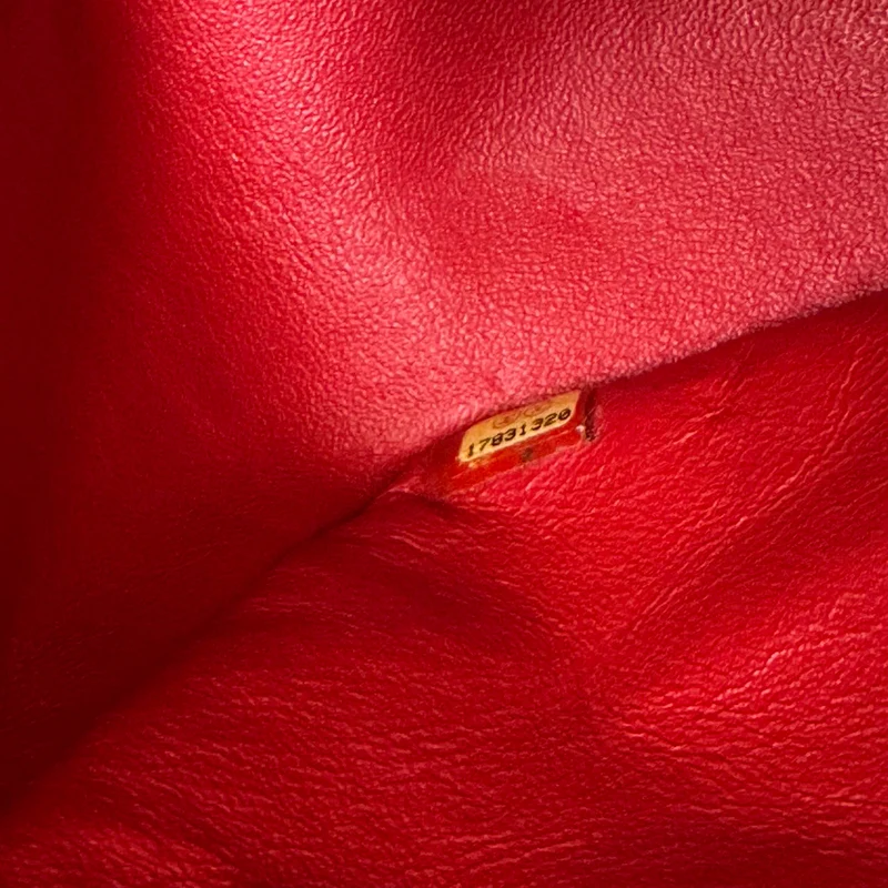 Chanel Timeless Classic Double Flap Jumbo Bag Rotes Lammleder Preloved