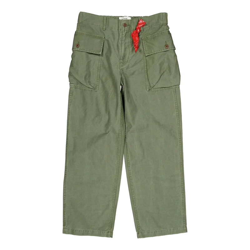S2 Cargo Pant Green Military Green