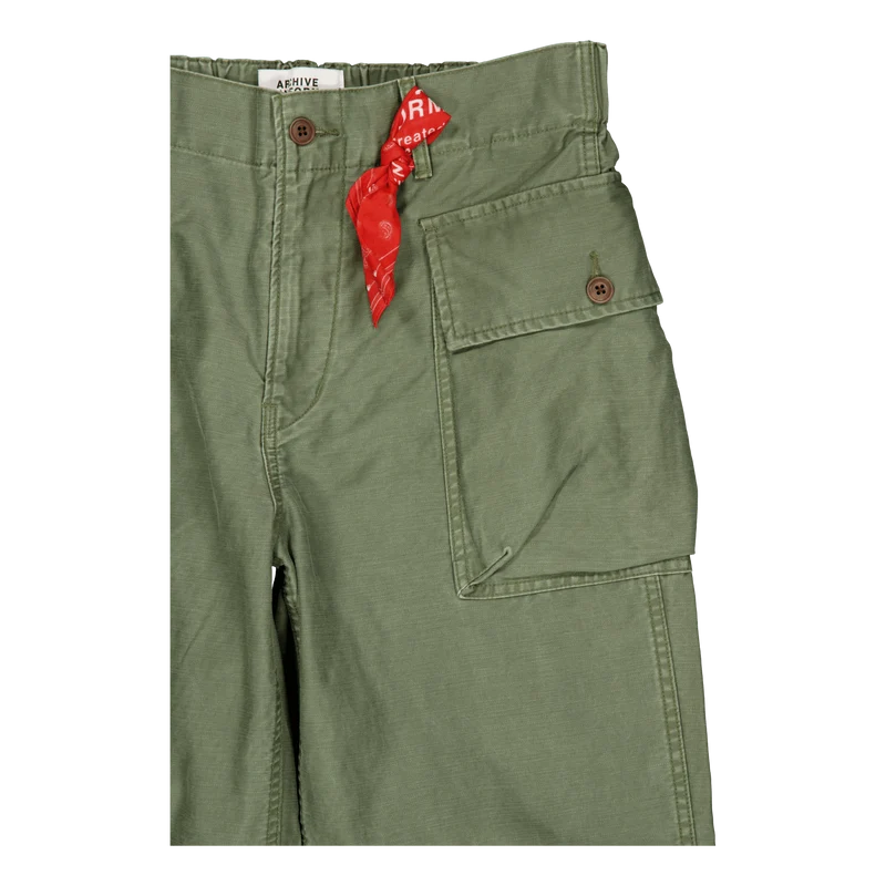 S2 Cargo Pant Green Military Green
