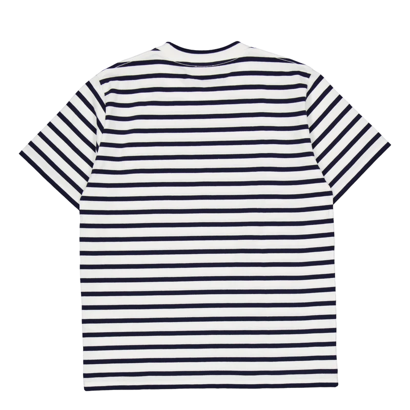 T-shirt Héritage Milk/marine Deep