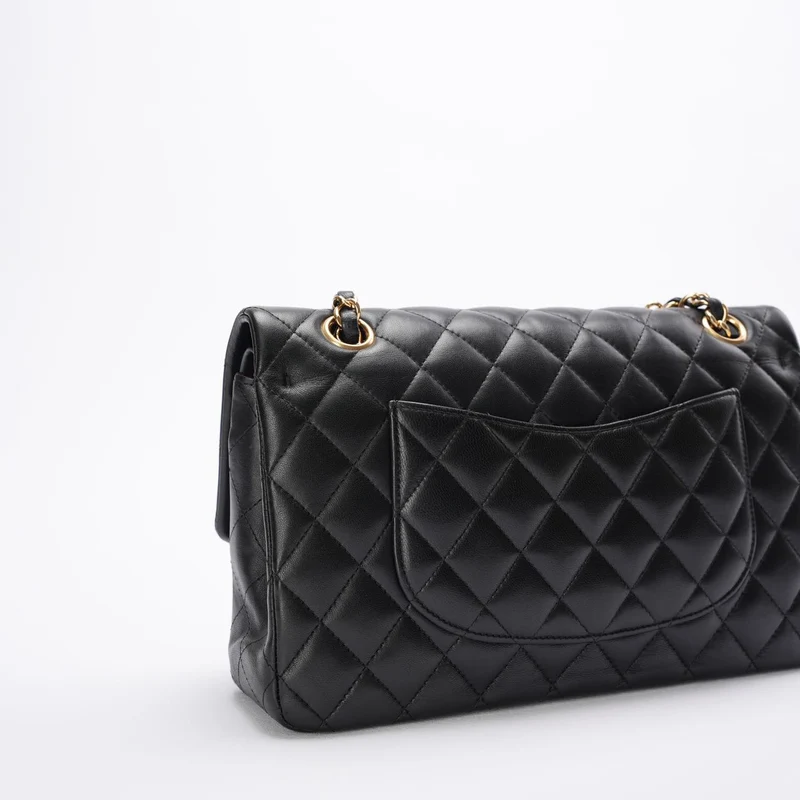 Chanel Classic Flap Bag Schwarz Mittel 2018