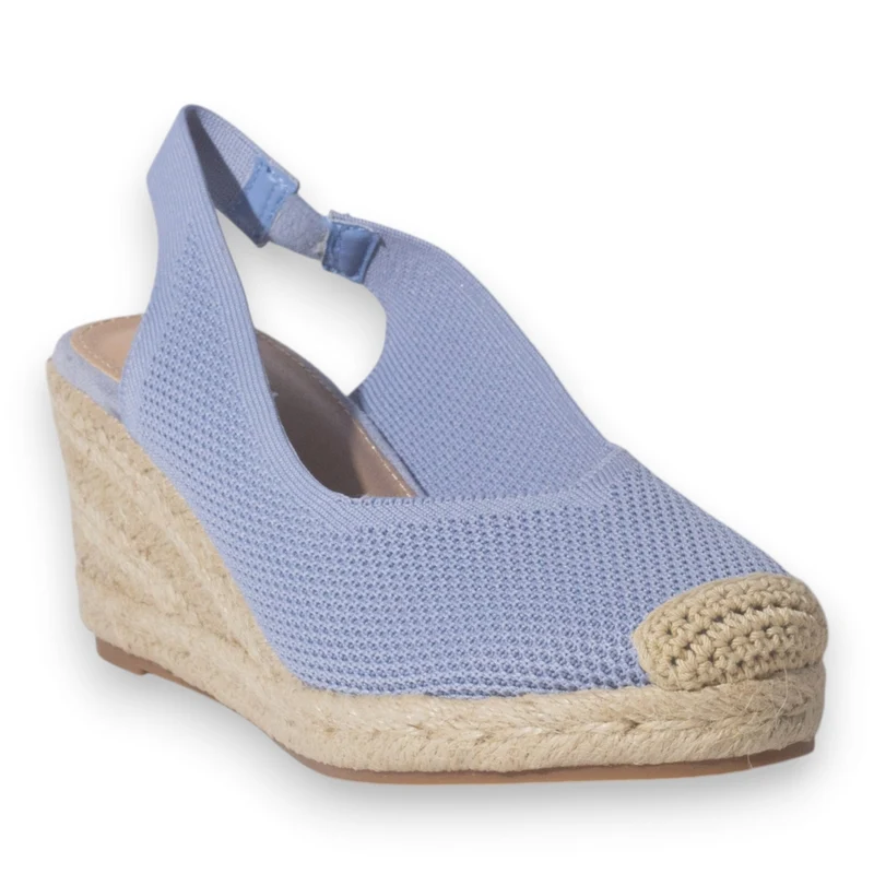 Europeon Union Women Blue Cloth Sandal #5224