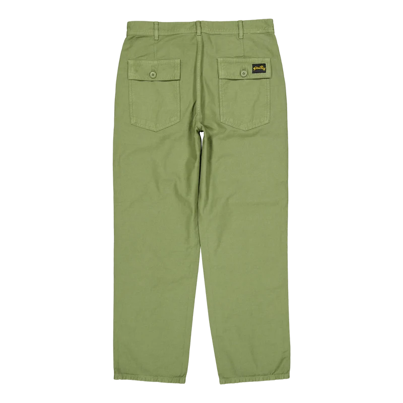 Fat Pant Olive Sateen