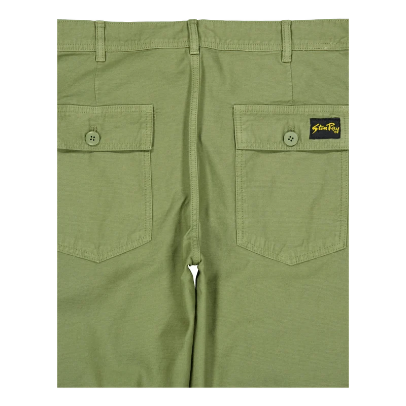 Fat Pant Olive Sateen