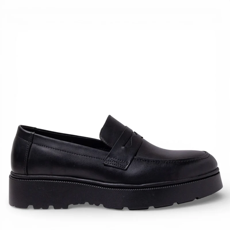 Men Black Leather Shoes #5139