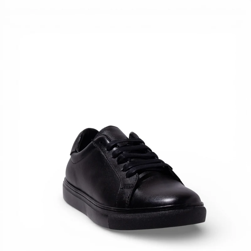 Men Black Leather Shoes #5138