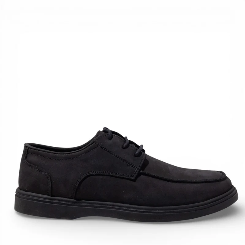 Men Black Chamoizet Shoes #5136