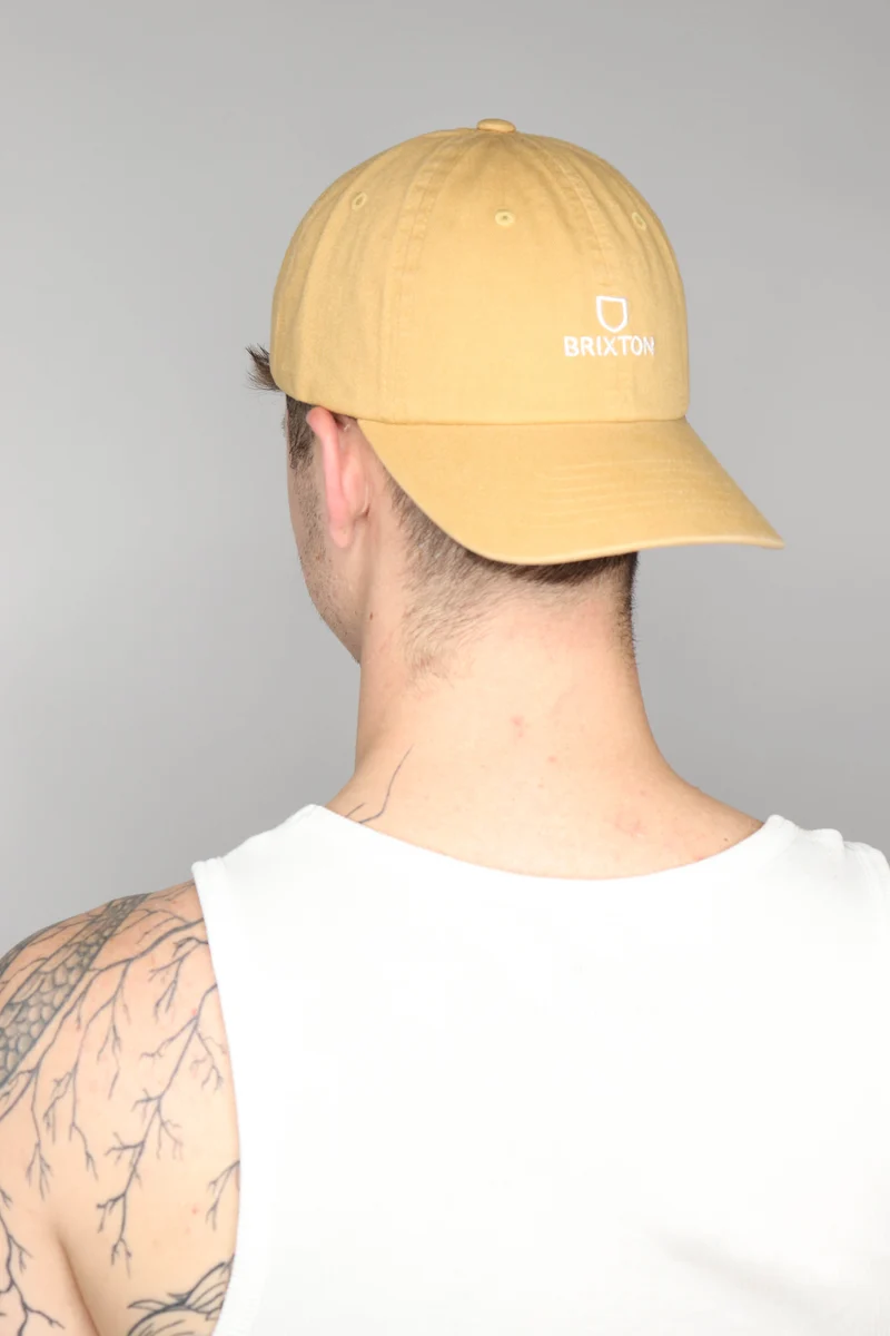 ALPHA LP CAP golden brown vintage wash braun