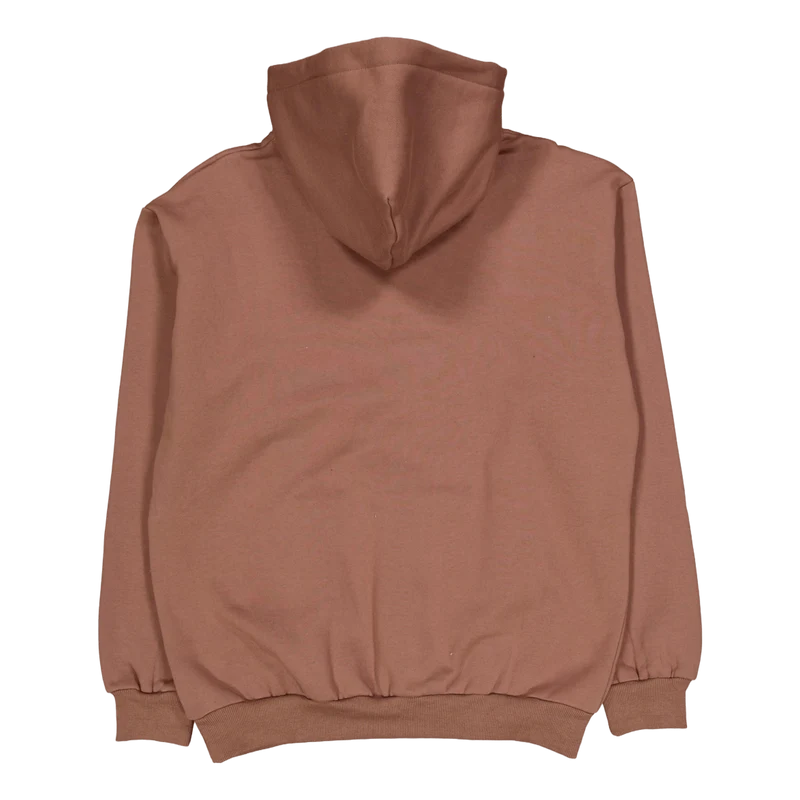 Rat Logo Pullover Hood Washed Brown