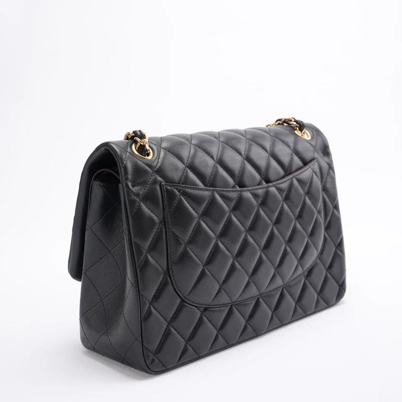 Chanel Classic Double Flap Bag Jumbo Schwarz 2020