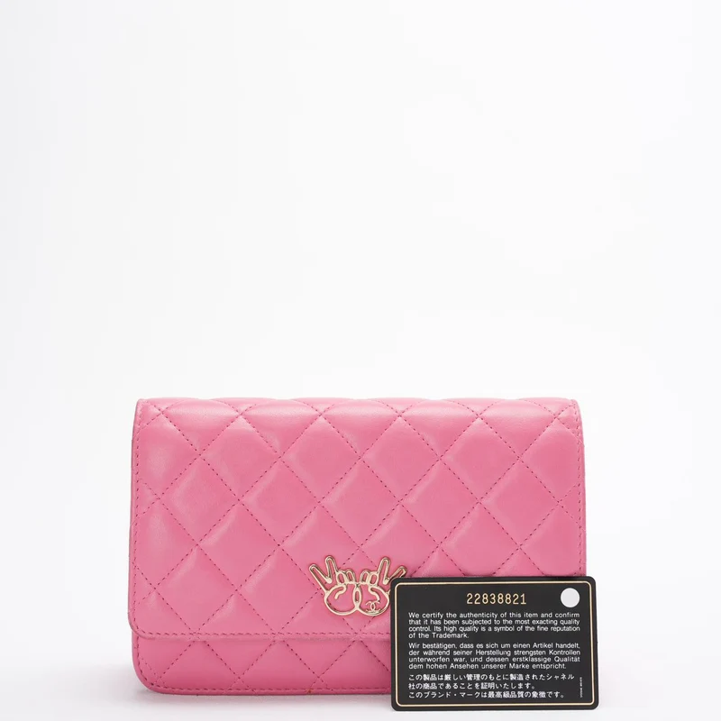 Chanel Wallet on Chain (woc) Tasche Pink Emoticon
