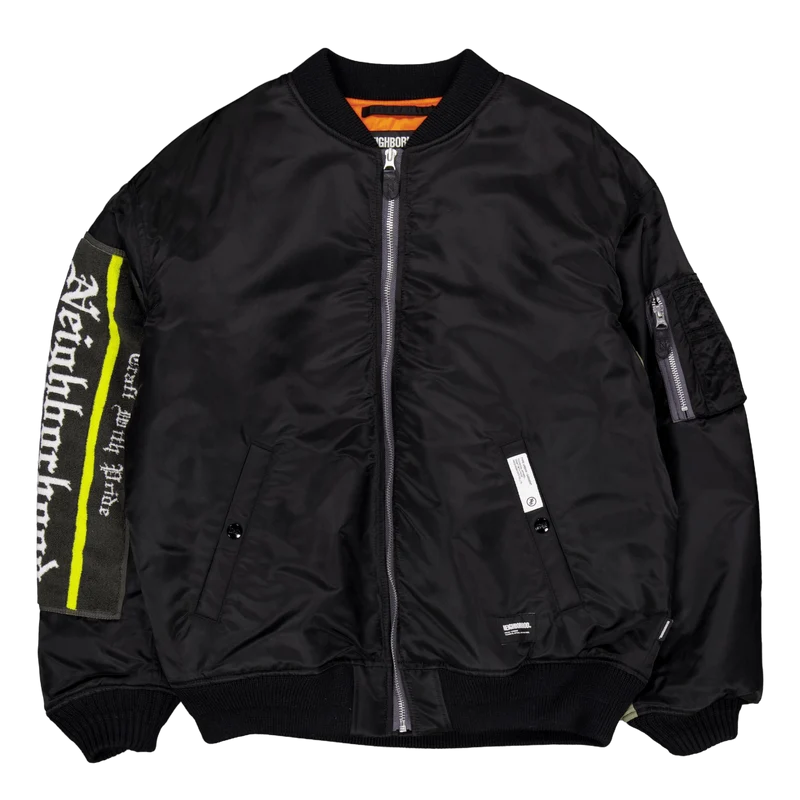 Ma-1 Flight Jacket Mod Black