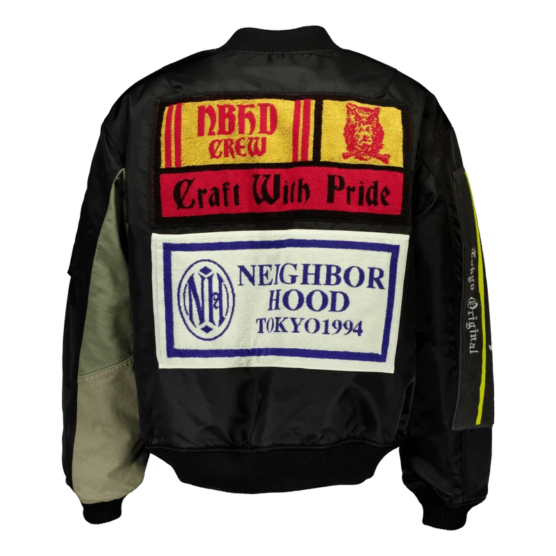 Ma-1 Flight Jacket Mod Black