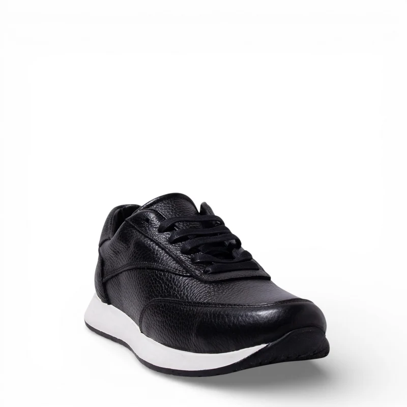 Men Black Leather Shoes #5119