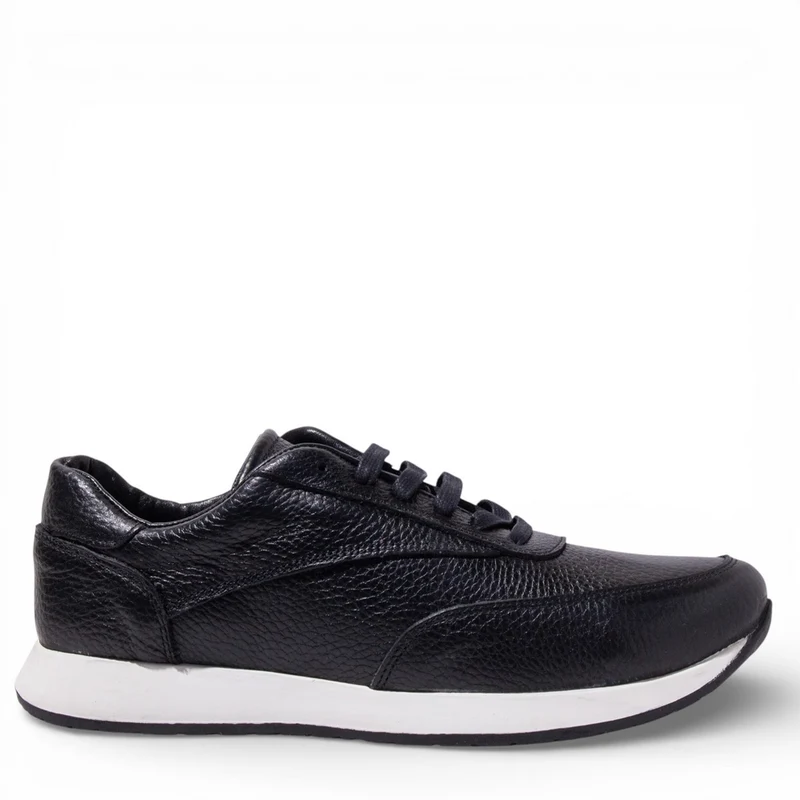 Men Black Leather Shoes #5119