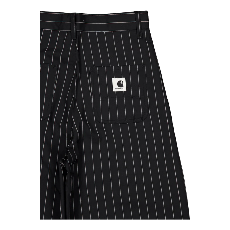 W' Seaton Pant Seaton Stripe, Black / Wax