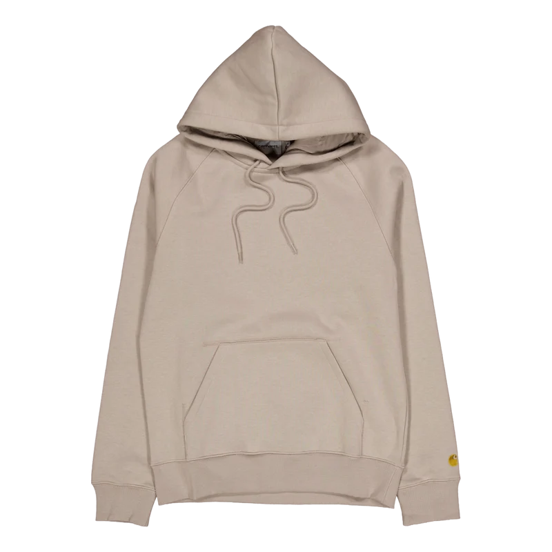 Hooded Chase Sweat Dusky Beige / Gold