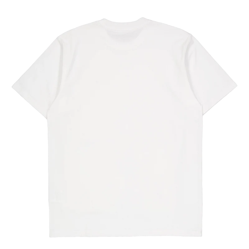 S/s University Script T-shirt White / Black