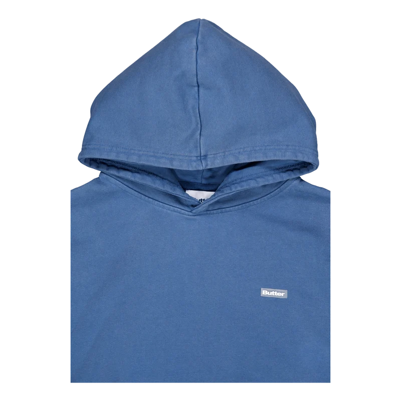 Basic Pullover Hood Washed Navy