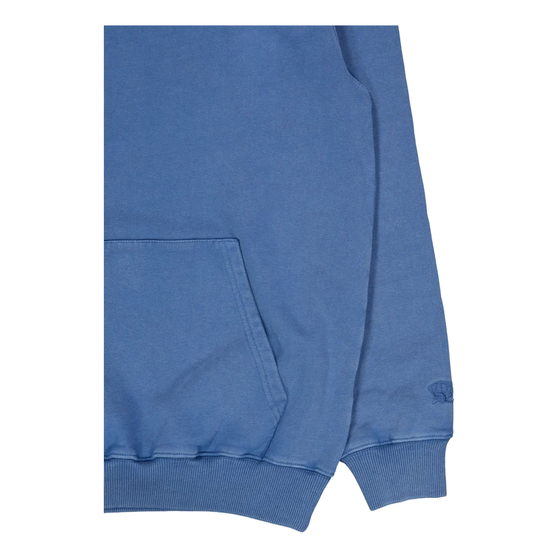 Basic Pullover Hood Washed Navy