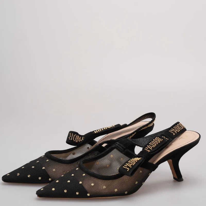 Christian Dior J'Adior Slingback-Pumps in Schwarz, EU 41