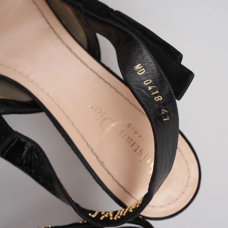 Christian Dior J'Adior Slingback-Pumps in Schwarz, EU 41