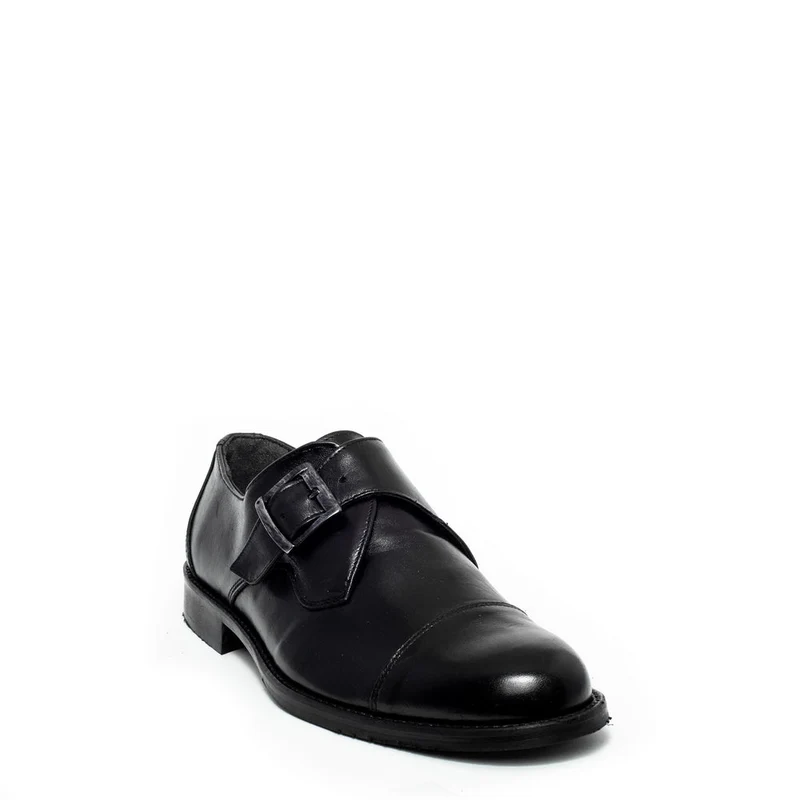 Italian Men Black Leather Shoes #3509
