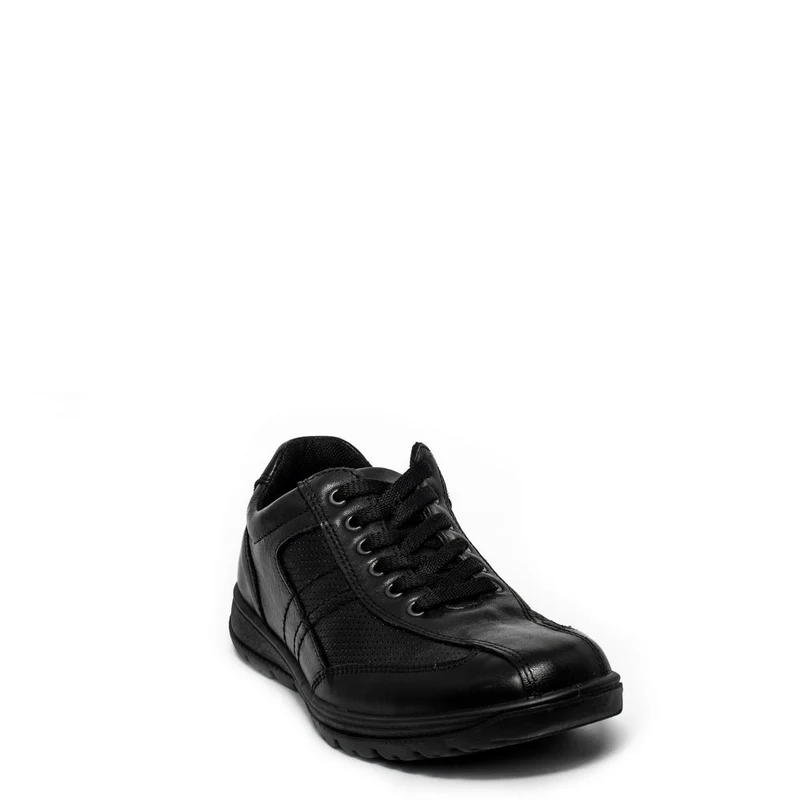 Italian Men Black Leather Shoes #3480