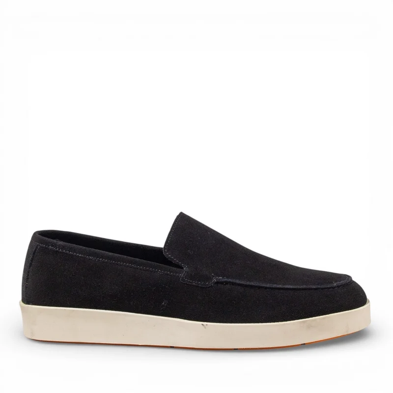 Men Black Chamois Espadrilles #5125