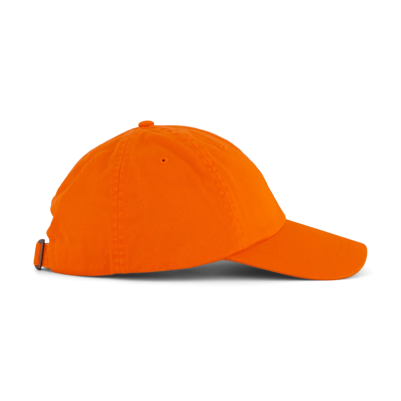 Cotton Chino Ball Cap Sailing Orange