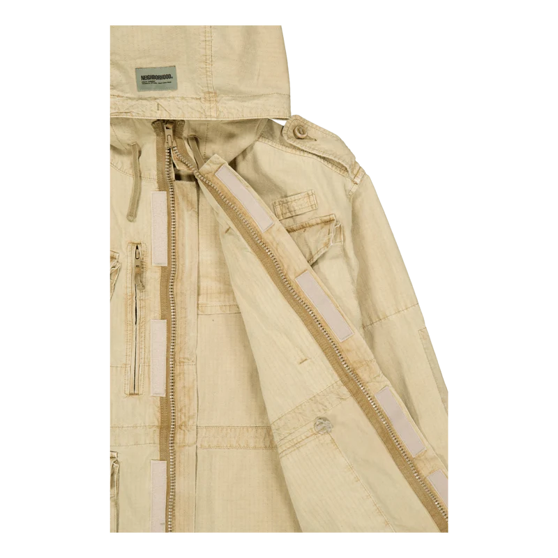 Ripstop Smock Jacket Beige