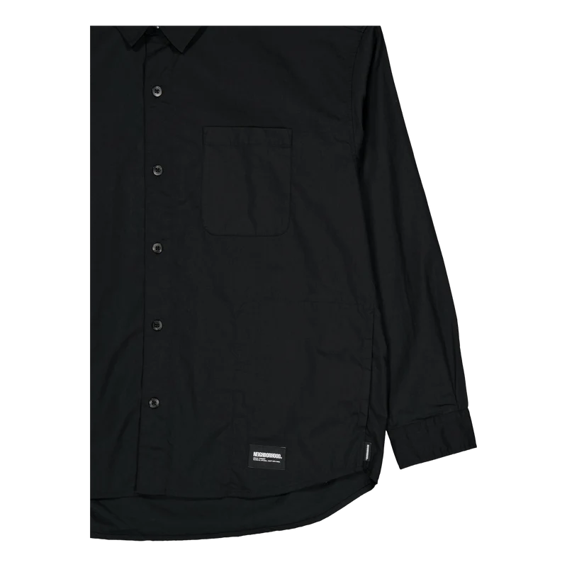 Plain Shirt Ls Black