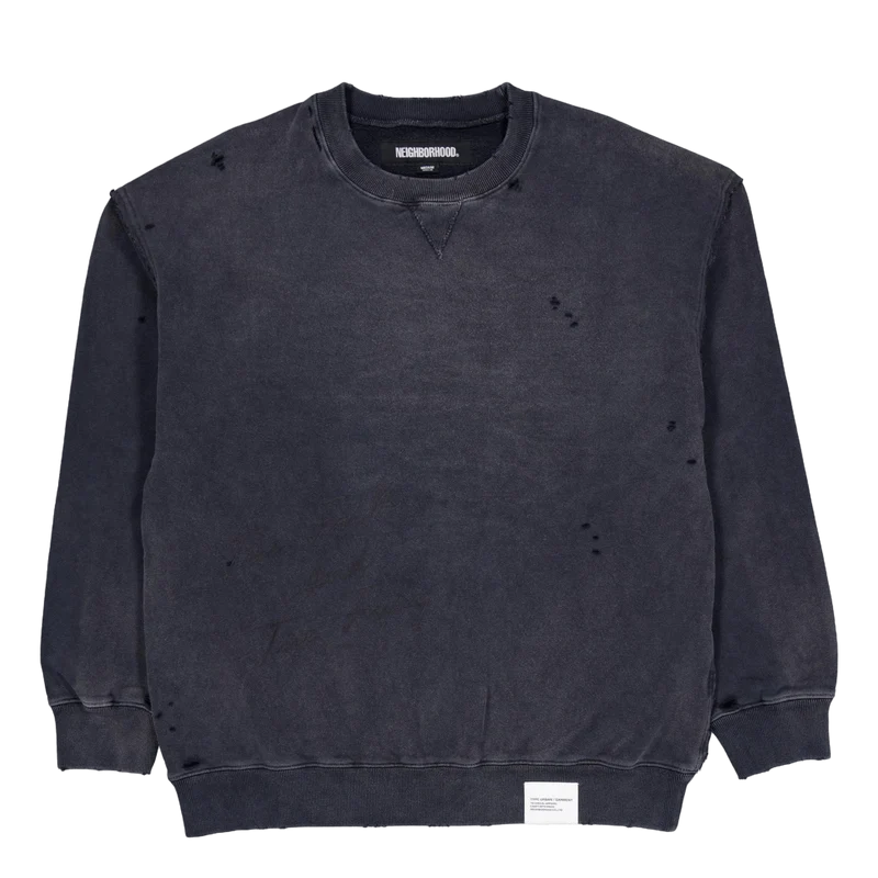 Savage Sweat Shirt Ls Black