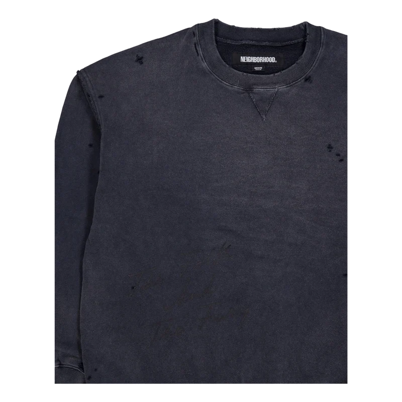 Savage Sweat Shirt Ls Black