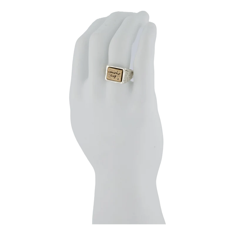 Cowgirl Club Ring Silver