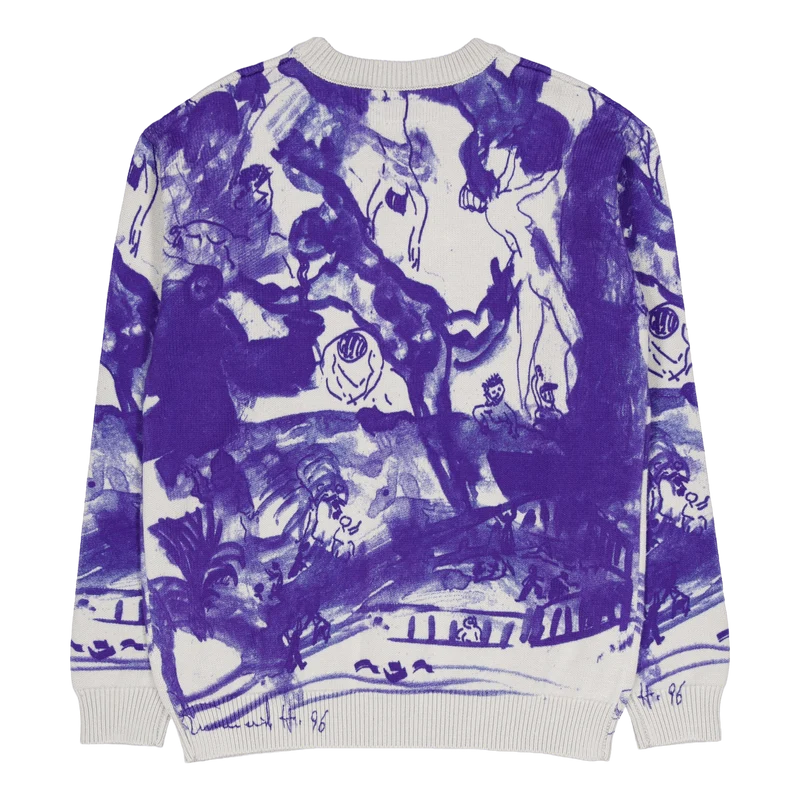Davide Knit Sweater Grey