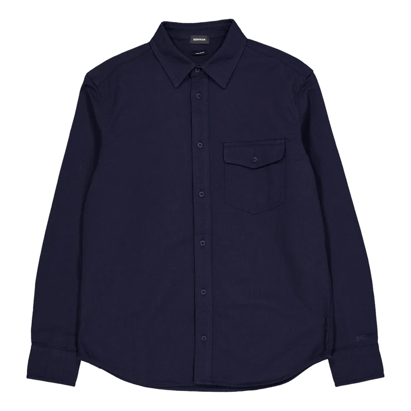 Worker Reg Shirt Sc Navy Blazer