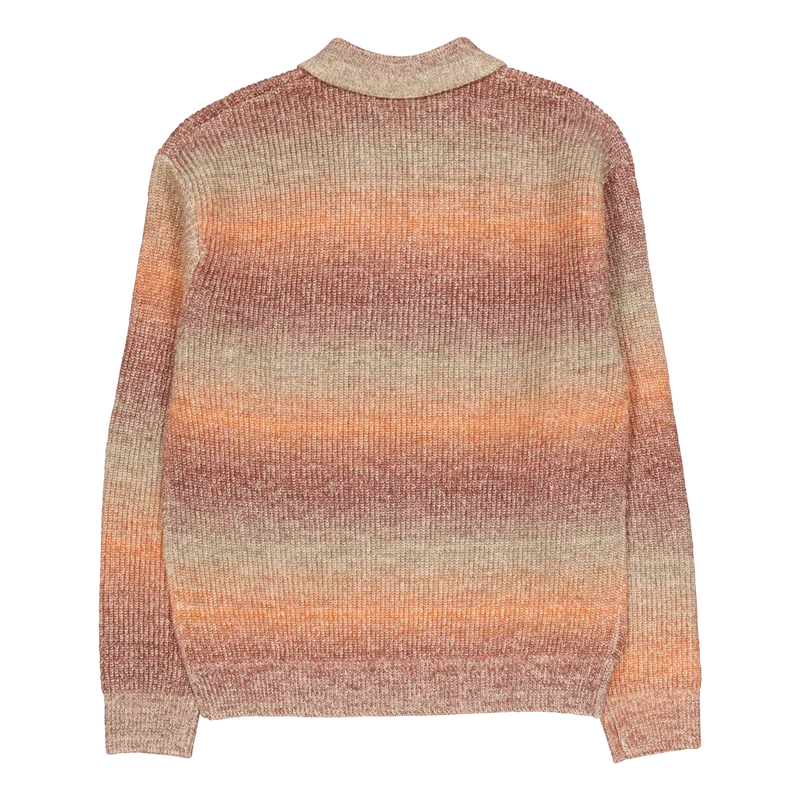 Beams 1/4 Zip Knit Polo Port