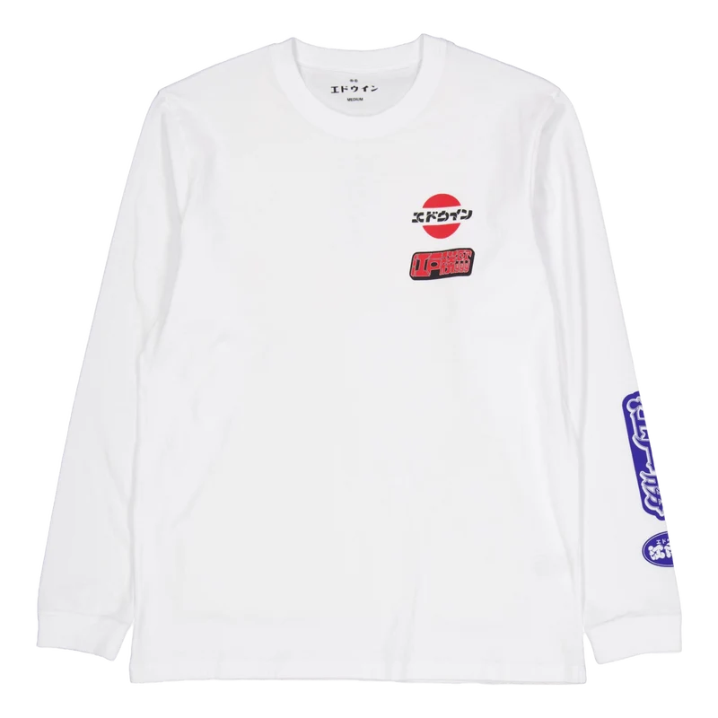 Edo Win T-shirt Ls White