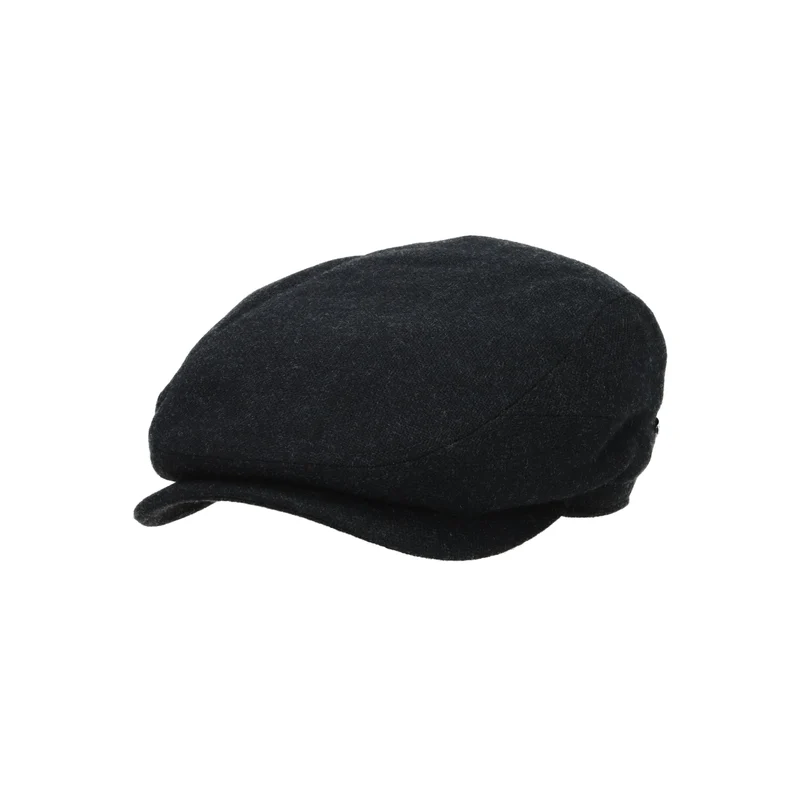 Driver Cap Virgin Wool/Cashmere dunkelgrau