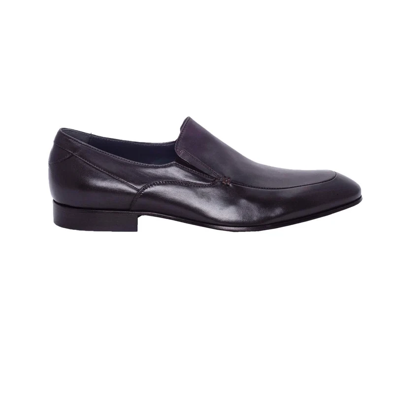 Italian Men Brown Leather Shoes #3121