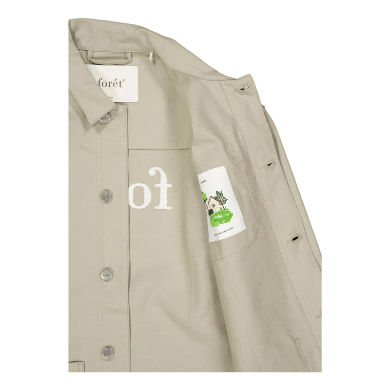 Rowan Logo Overshirt Vintage Khaki