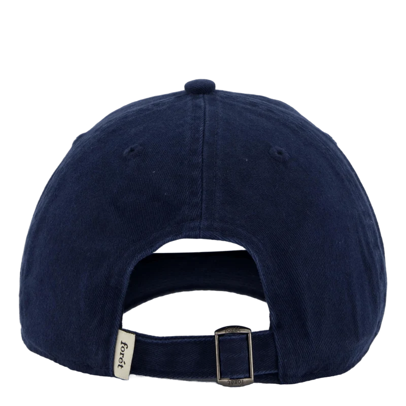 Flower Washed Cap Navy
