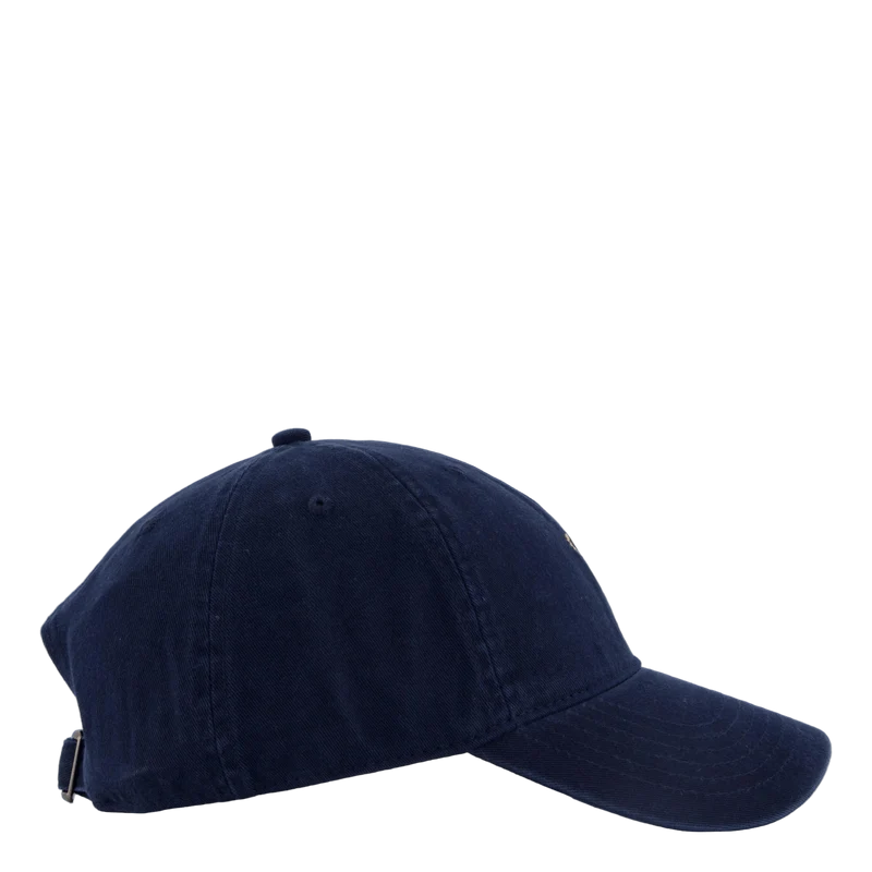 Flower Washed Cap Navy