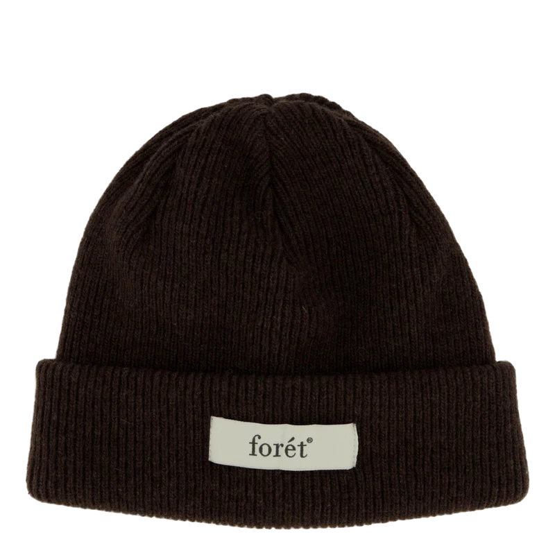 Relax Rib Beanie Cold Brown
