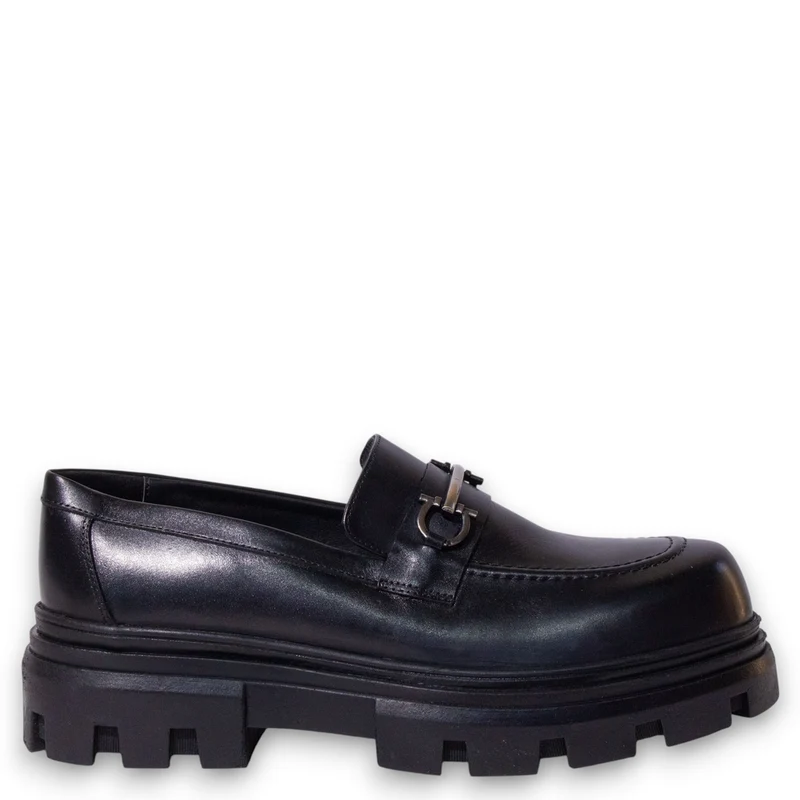 Men Black Leather Shoes #5149