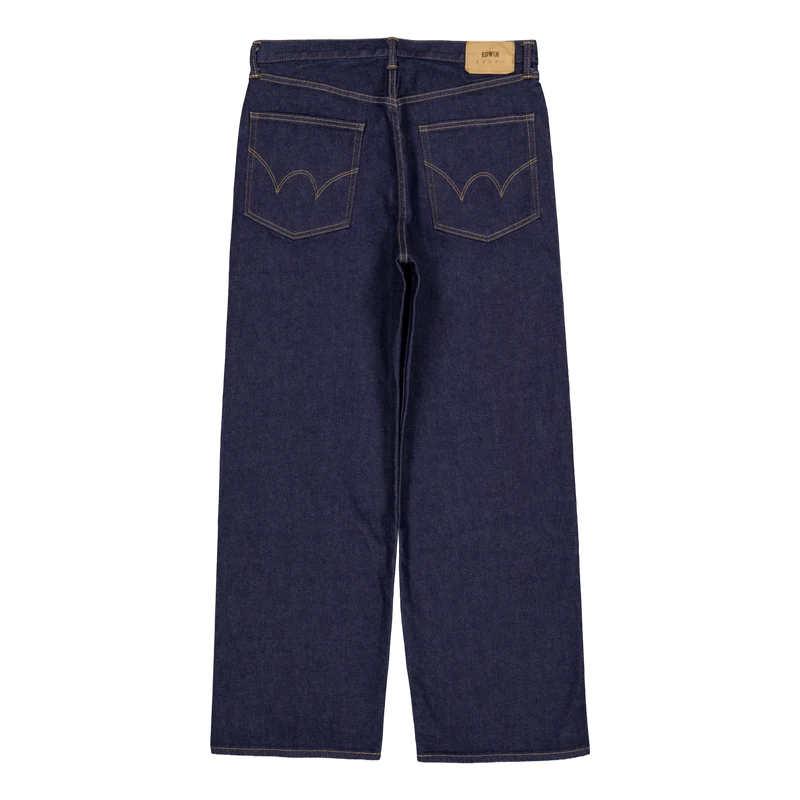 Wide Pant - Blue - Rinsed Blue - Rinsed