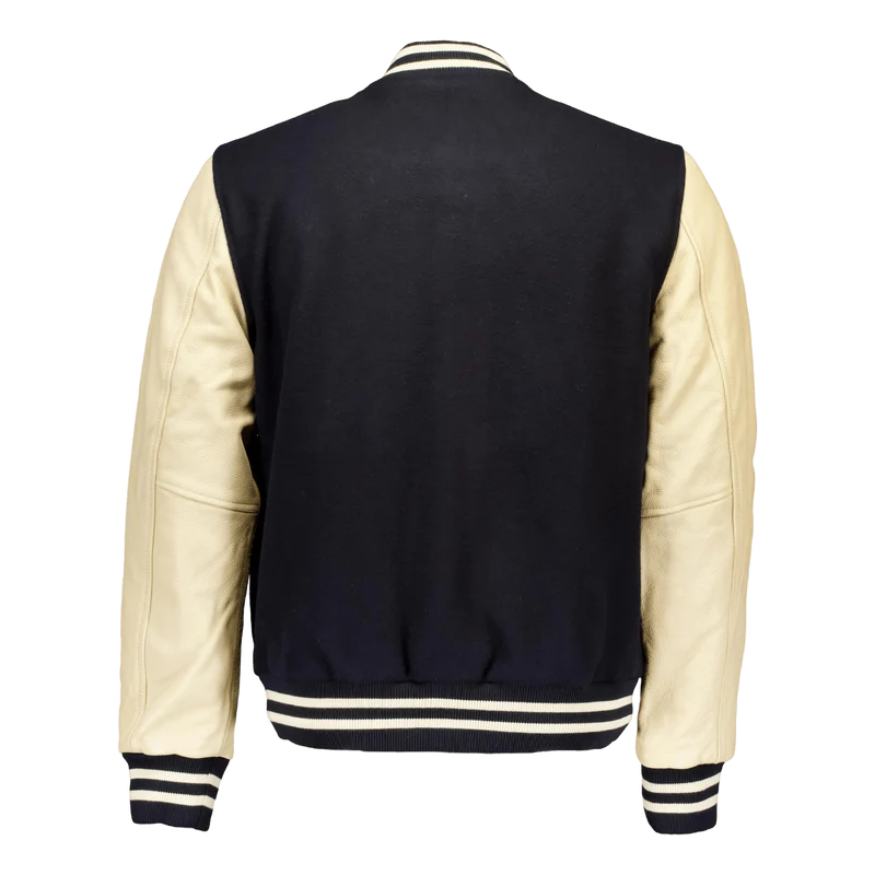 Jacket Varsity Bi Matiere Scho Navy/beige
