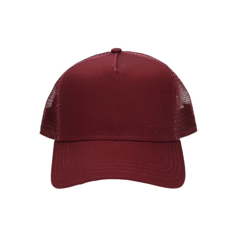 Trucker Cap Cotton bordeaux rot