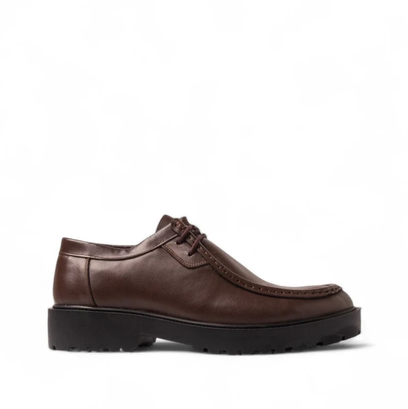 Men Brown Leather Shoes #4658